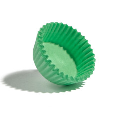 Зеленые бумажные формочки для конфет ∅30. Арт 3d (500 штук)