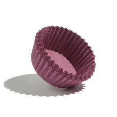 Сливовые  бумажные формочки для конфет ∅30. Арт 3d (500 штук)