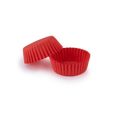 Красные бумажные формочки для конфет ∅30. Арт 3d (500 штук)